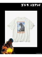 【GODZILLA(ゴジラ)】コラボ プリントTシャツ niko and ... ニコアンド トップス カットソー・Tシャツ グ…