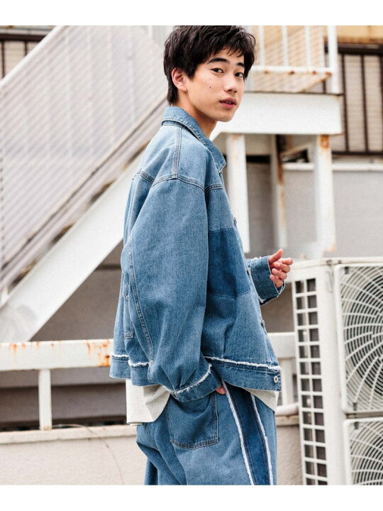 楽天市場】【SALE／50%OFF】[niko and ...JEANS 2024AW]リメイクデニム 