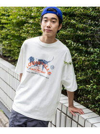 【SALE／30%OFF】アニマルフォトプリントTシャツ niko and ... ニコアンド トップス カットソー・Tシャツ グリーン オレンジ グレー ホワイト【RBA_E】[Rakuten Fashion]
