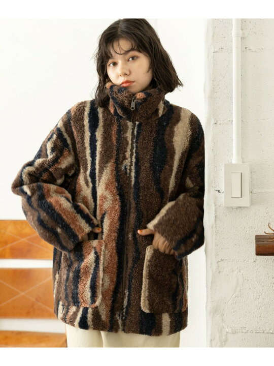 楽天市場】【SALE／50%OFF】ミックスボアZIPジャケット niko and 