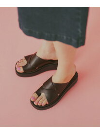 【SALE／20%OFF】厚底トングサンダル niko and ... ニコアンド シューズ・靴 サンダル ブラック【RBA_E】[Rakuten Fashion]