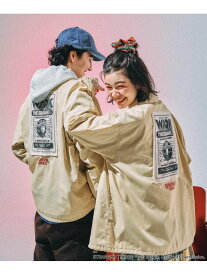 【STRANGER THINGS】コラボ アソートコーチジャケット niko and ... ニコアンド ジャケット・アウター ナイロンジャケット グリーン ネイビー ベージュ【送料無料】[Rakuten Fashion]