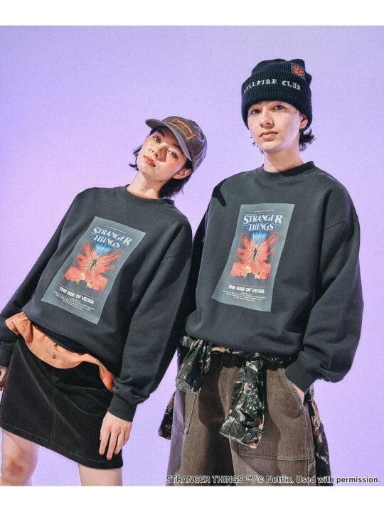 楽天市場】【STRANGER THINGS】コラボプリントスウェット niko and 