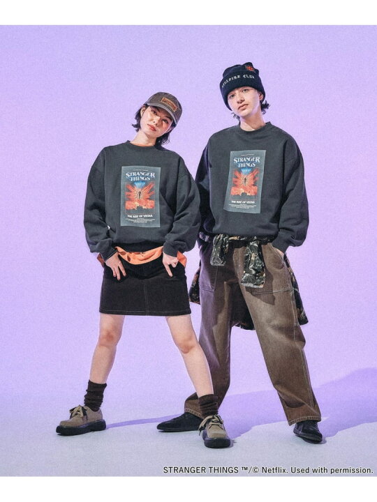 楽天市場】【STRANGER THINGS】コラボプリントスウェット niko and 
