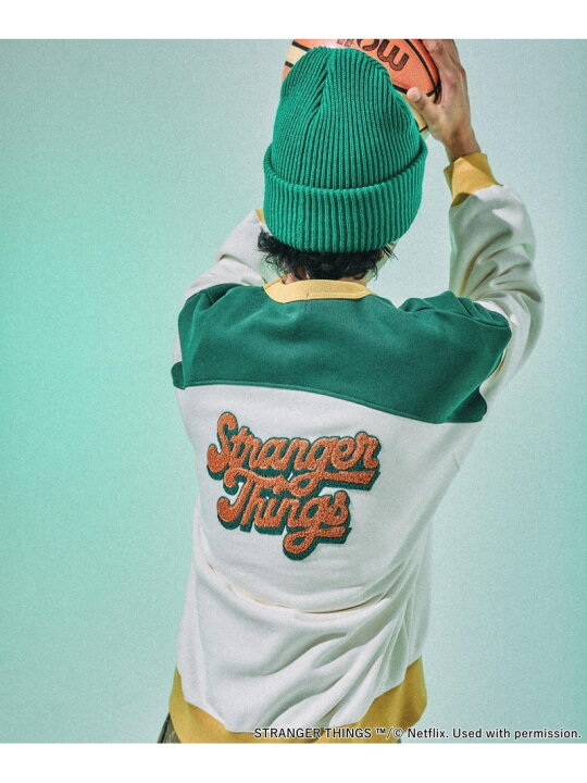 楽天市場】【STRANGER THINGS】コラボ配色スウェット niko and 
