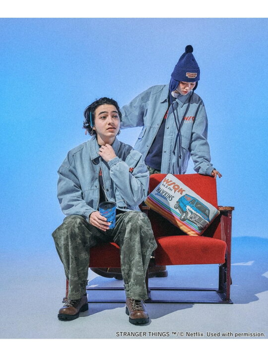 楽天市場】【STRANGER THINGS】コラボデニムブルゾン niko and 