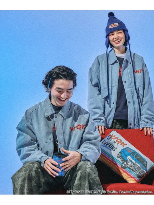 楽天市場】【STRANGER THINGS】コラボデニムブルゾン niko and 
