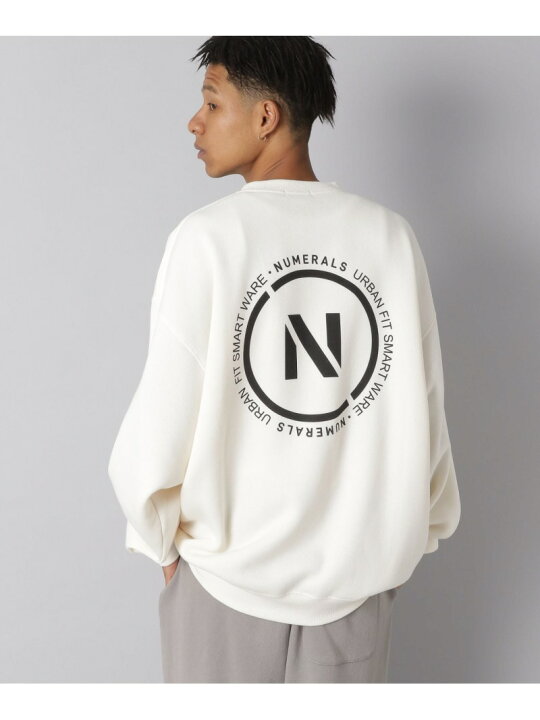 楽天市場】【SALE／20%OFF】【NUMERALS】裏起毛プリントクルーネック 