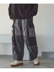 【SALE／20%OFF】リメイクライクカーゴパンツ niko and ... ニコアンド パンツ その他のパンツ カーキグリーン グレー ホワイト【RBA_E】【送料無料】[Rakuten Fashion]