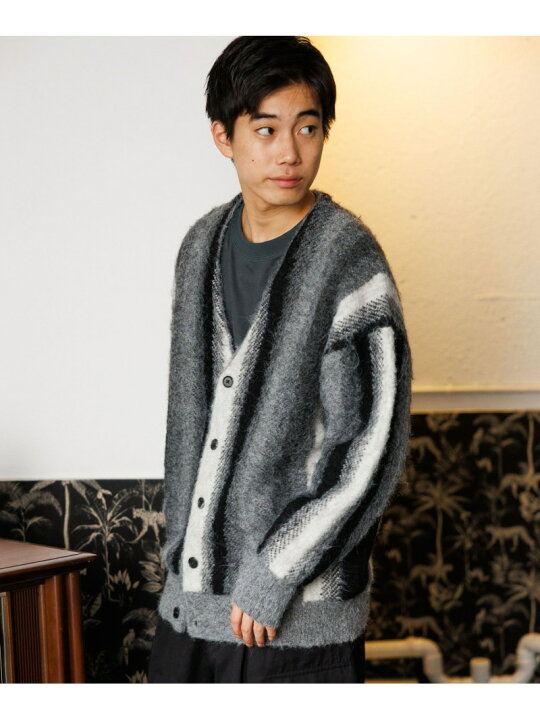 楽天市場】【SALE／30%OFF】ストライプ柄Vネックカーディガン niko and 