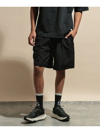 [NUMERALS]TWO TUCK WIDE SHORTS NUMERALS ニコアンド トップス その他のトップス グリーン ブラック【送料無料】[Rakuten Fashion]