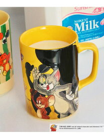 【トムとジェリー】コラボマグカップ/440ml niko and ... ニコアンド 食器・調理器具・キッチン用品 グラス・マグカップ・タンブラー イエロー[Rakuten Fashion]