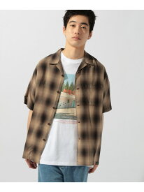 【PENDLETON(ペンドルトン)】別注コットンレーヨンオープンカラーシャツ niko and ... ニコアンド トップス シャツ・ブラウス ブラウン ベージュ ブラック【送料無料】[Rakuten Fashion]