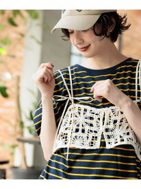 2WAYフラワークラフトキャミソール niko and ... ニコアンド トップス ベスト・ジレ ホワイト ブラック ワインレッド【送料無料】[Rakuten Fashion]