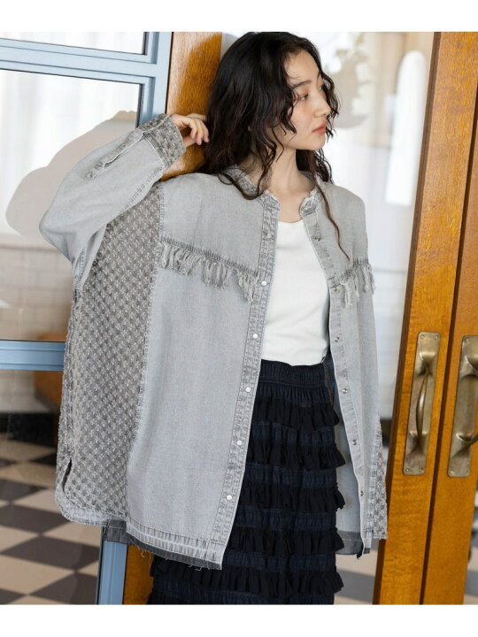 楽天市場】【SALE／30%OFF】[NKJ 2024AW] REMAKE DENIM SHIRT niko and 