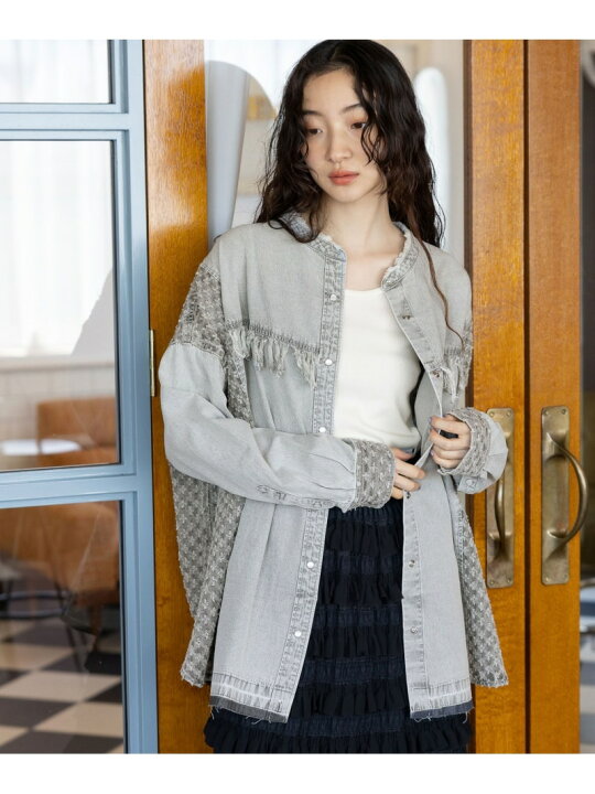 楽天市場】【SALE／30%OFF】[NKJ 2024AW] REMAKE DENIM SHIRT niko and 