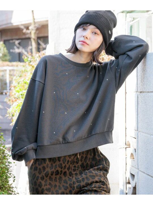 楽天市場】【SALE／50%OFF】スタッズ裏毛プルオーバー niko and 