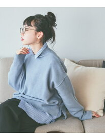 【SALE／50%OFF】Wコアスパンハイネックプルオーバー niko and ... ニコアンド トップス ニット グレー イエロー ブルー ホワイト【RBA_E】[Rakuten Fashion]