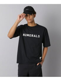 [NUMERALS]ストレッチロゴTEE NUMERALS ニコアンド トップス カットソー・Tシャツ ブラック カーキグリーン ホワイト【送料無料】[Rakuten Fashion]