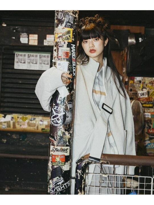 楽天市場】【SALE／10%OFF】[MODE NORM CORE]リブ×キルトジップ 