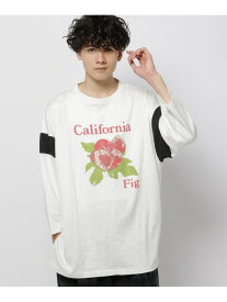 【SALE／50%OFF】【Collegiate Pacific】別注ビックフットボールTシャツ niko and ... ニコアンド トップス カットソー・Tシャツ ブラック オレンジ ブルー ホワイト【RBA_E】[Rakuten Fashion]