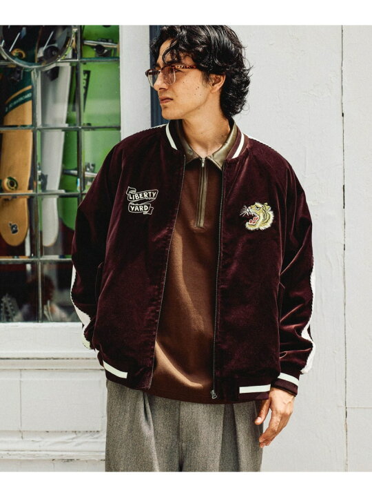 ニコアンド ニットスカジャン 2024 【SALE／50%OFF】スカジャン風 