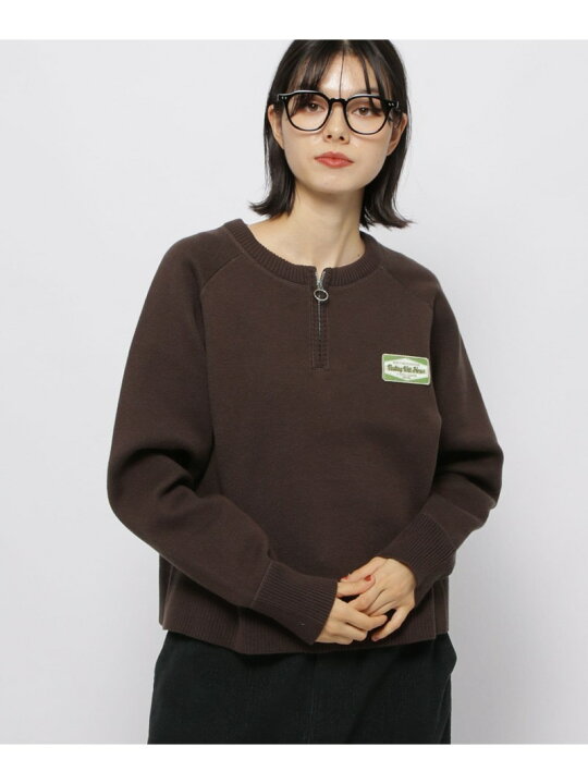 楽天市場】【SALE／20%OFF】バックロゴZIPニットプルオーバー niko and 