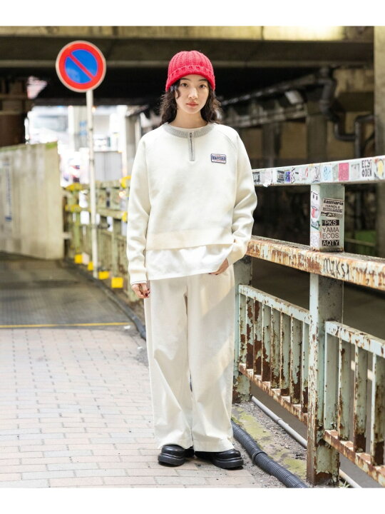 楽天市場】【SALE／20%OFF】バックロゴZIPニットプルオーバー niko and 
