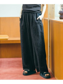 シアーリーフジャガードパンツ niko and ... ニコアンド パンツ その他のパンツ ホワイト ブラック オレンジ【送料無料】[Rakuten Fashion]