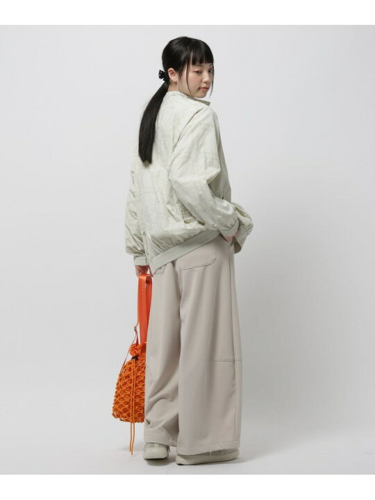 楽天市場】【SALE／50%OFF】ナイロン刺繍レースブルゾン niko and 
