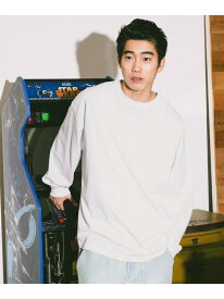 【SALE／22%OFF】USAコットン無地ロンT niko and ... ニコアンド トップス カットソー・Tシャツ ピンク ブルー ホワイト グレー【RBA_E】[Rakuten Fashion]
