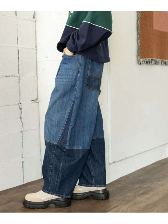楽天市場】[NKJ 2024AW]EASY BARREL DENIM2 niko and ... ニコアンド 