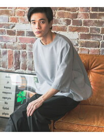 【SALE／50%OFF】テックツートーンフハクTシャツ niko and ... ニコアンド トップス カットソー・Tシャツ ブルー ホワイト【RBA_E】[Rakuten Fashion]