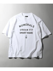 [NUMERALS]カレッジプリントTEE NUMERALS ニコアンド トップス カットソー・Tシャツ ホワイト ブラック グリーン【送料無料】[Rakuten Fashion]