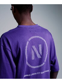 [NUMERALS]バックロゴプリントTEE NUMERALS ニコアンド トップス カットソー・Tシャツ パープル ホワイト ブラック【送料無料】[Rakuten Fashion]