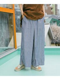 【SALE／30%OFF】アソートワイドスリットパンツ niko and ... ニコアンド パンツ その他のパンツ ブラック ブルー【RBA_E】【送料無料】[Rakuten Fashion]
