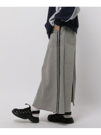 【SALE／50%OFF】アソートサイドラインスカート niko and ... ニコアンド スカート ロング・マキシスカート ブルー グレー【RBA_E】[Rakuten Fashion]