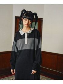【SALE／20%OFF】[MODE NORM CORE] ラガーマキシニットワンピース niko and ... ニコアンド ワンピース・ドレス ワンピース ブラック ネイビー ブラウン【RBA_E】【送料無料】[Rakuten Fashion]