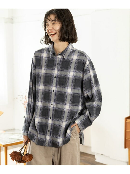 楽天市場】【SALE／10%OFF】40ビエラレピアチェックシャツ niko and 