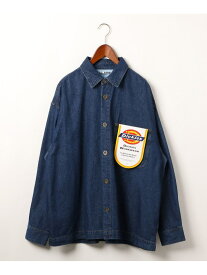 【SALE／30%OFF】【Dickies(ディッキーズ)】別注 ワークアウトBIGシャツ niko and ... ニコアンド トップス シャツ・ブラウス ネイビー ブルー【RBA_E】【送料無料】[Rakuten Fashion]
