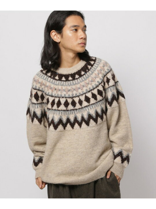 楽天市場】【SALE／30%OFF】求心柄ニットプルオーバー niko and 
