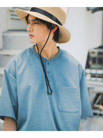 【SALE／30%OFF】ドライタッチ布帛Tシャツ niko and ... ニコアンド トップス カットソー・Tシャツ グレー ブルー ベージュ【RBA_E】[Rakuten Fashion]