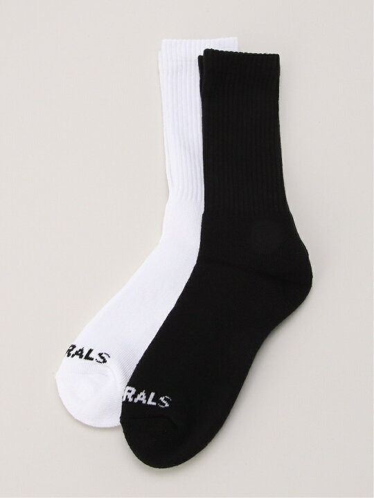 楽天市場 M ワンポイントロゴ2psox Numerals ニコアンド ファッショングッズ ソックス 靴下 ブラック Rakuten Fashion Niko And ニコアンド