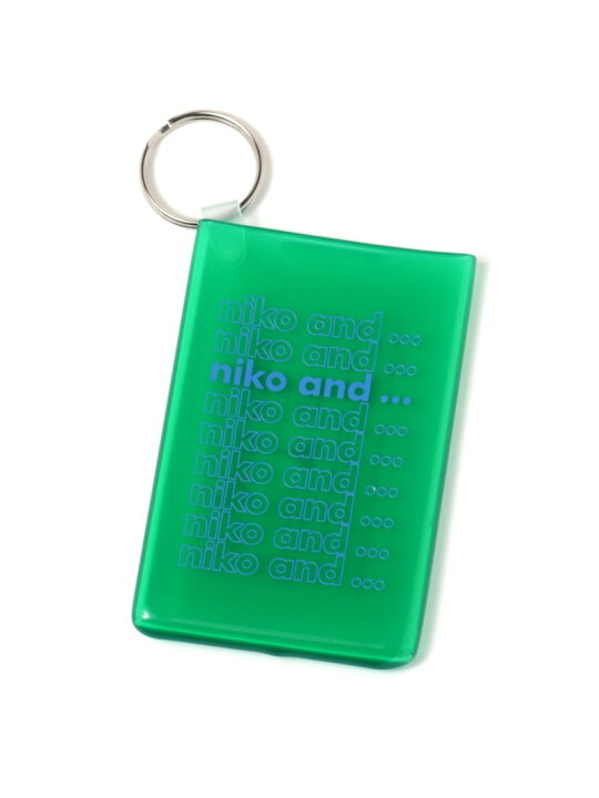 楽天市場 Rakuten Fashion Orニコロゴカードホルダー Niko And ニコアンド ファッショングッズ チャーム キーチェーン グリーン ピンク ブルー Niko And ニコアンド