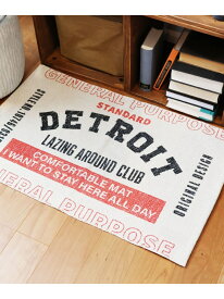 オリジナルロゴマット/45×70cm niko and ... ニコアンド インテリア・生活雑貨 カーペット・ラグ・マット ブルー レッド[Rakuten Fashion]