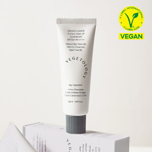 yVEGETOLOGYFXz GRAPE FLOWER CLEAN TONE UP SUNCREAM Ԃǂ̉ N[g[Abv TN[ SPF50+ PA++++ Ă~  ؍RX ϕi fpRX C^AB[KF xWg