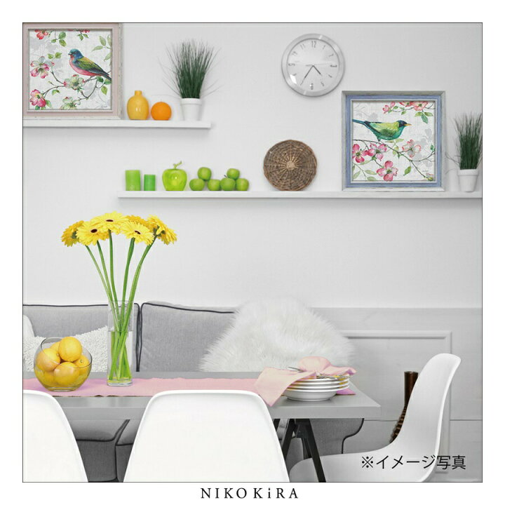 楽天市場 おしゃれ 花 アート はな 花束 モダン 植物 絵画 開運 額入り 玄関 トイレ かわいい 絵 花 はな カラフル 油絵 おしゃれ リサ オーディット ドッグウッド ガーデン3 36 5cm 36 5cm アート パネル 鏡専門店 Niko Kira