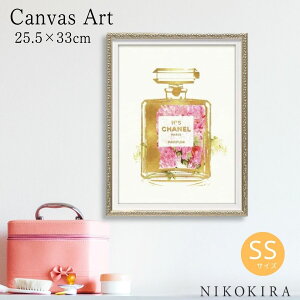 【LINE登録300円OFFクーポン】 アートパネル オマージュアート アートポスター ゴールド おしゃれ ロゴ アート 絵画 額入り 絵 キャンバス 玄関 トイレ デザイナー 香水モチーフ アート パフュ