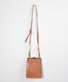 【全品送料無料！】 クロコ柄 がま口 ショルダーバッグ 【即納】 鞄 バッグ スクエア ミニバッグ ミニ ブラック 黒 ブラウン ベージュ ワイン フェイクレザー PU レディース 韓国 プチプラ トレンド 人気 カジュアル 綺麗め 高級 無地