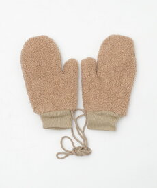【全品送料無料！】 ミトン編み 紐付き ボア手袋 ma 【即納】 手袋 ミトングローブ ひも付き 裏起毛 ボア ファー もこもこ ふわふわ 冬小物 お揃い プレゼント レディース 韓国 プチプラ トレンド 人気 おすすめ シンプル 秋 冬 紛失防止